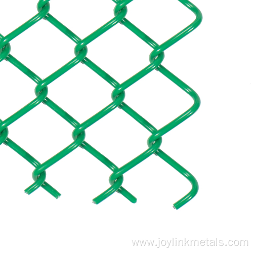 Chain Link PVC Coated and Galvanized Metal Mesh
